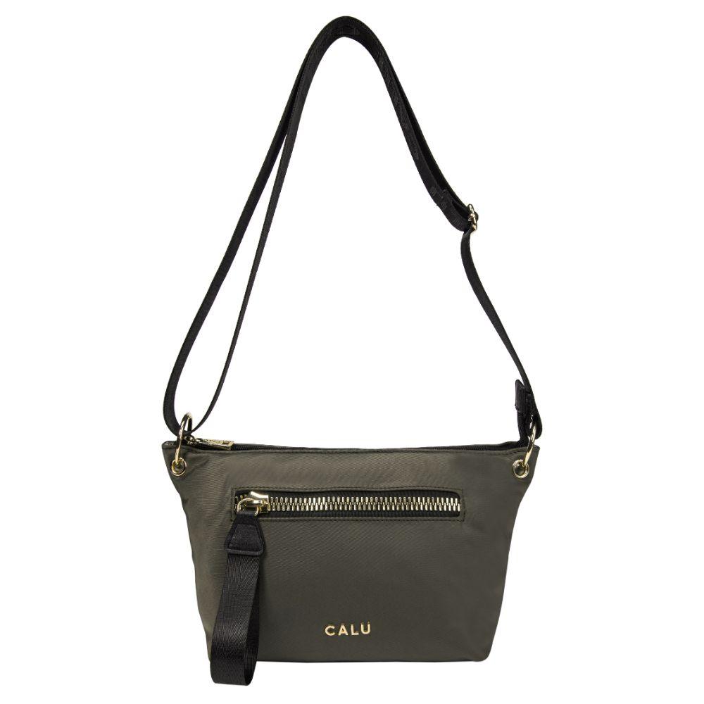 Cartera Bandolera Pascal Verde Oscuro Calu-3