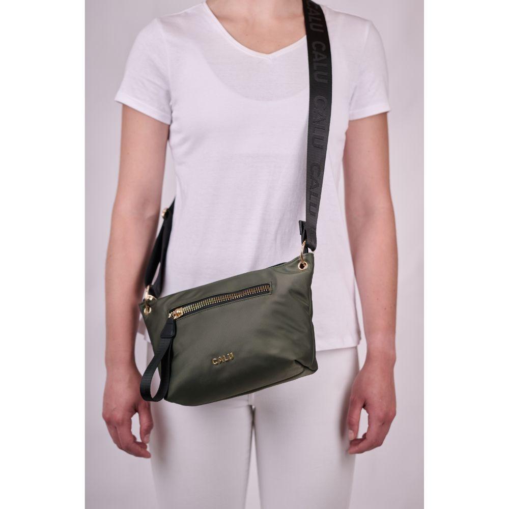 Cartera Bandolera Pascal Verde Oscuro Calu-6