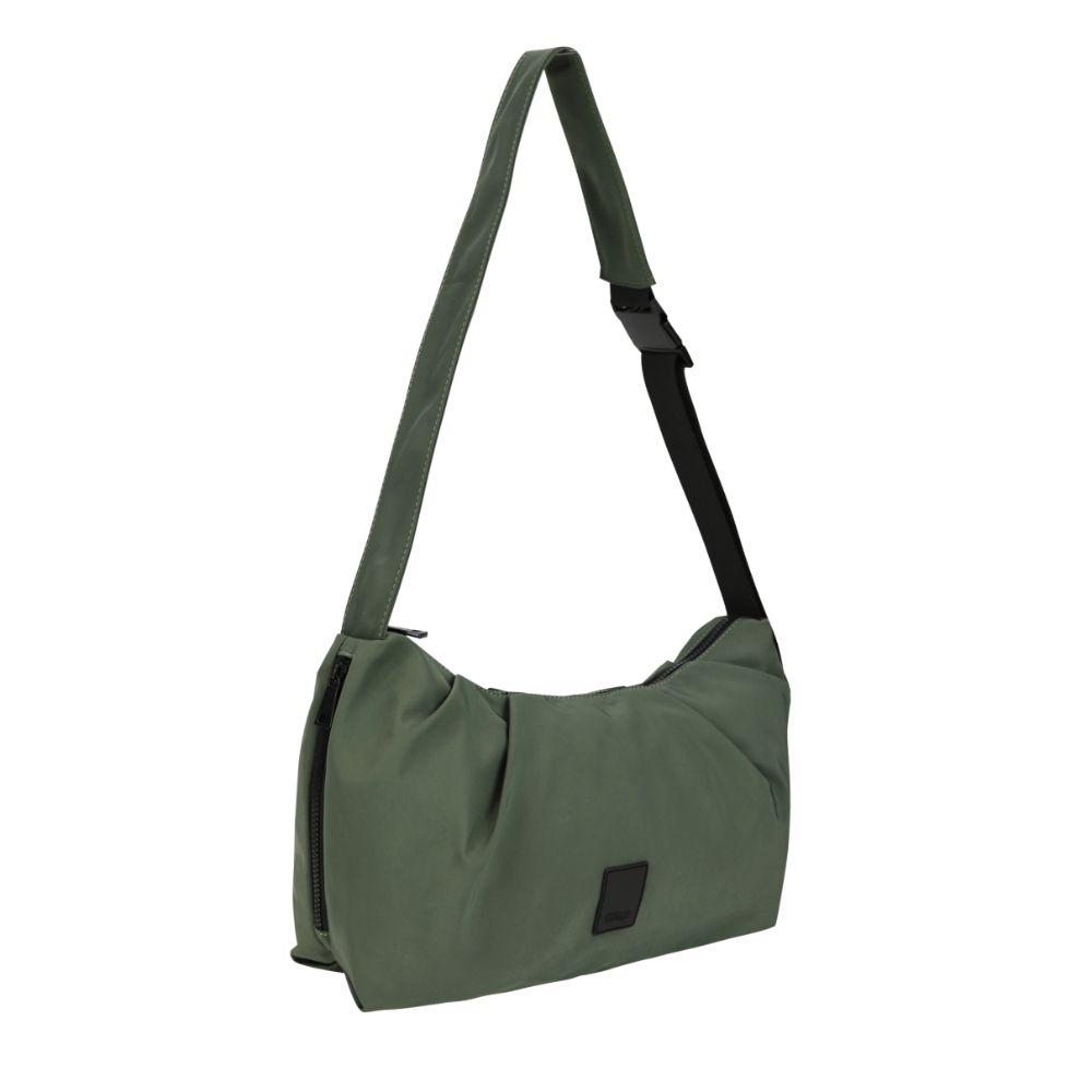Cartera Tipo Bolso Leia Verde Musgo Calu-0