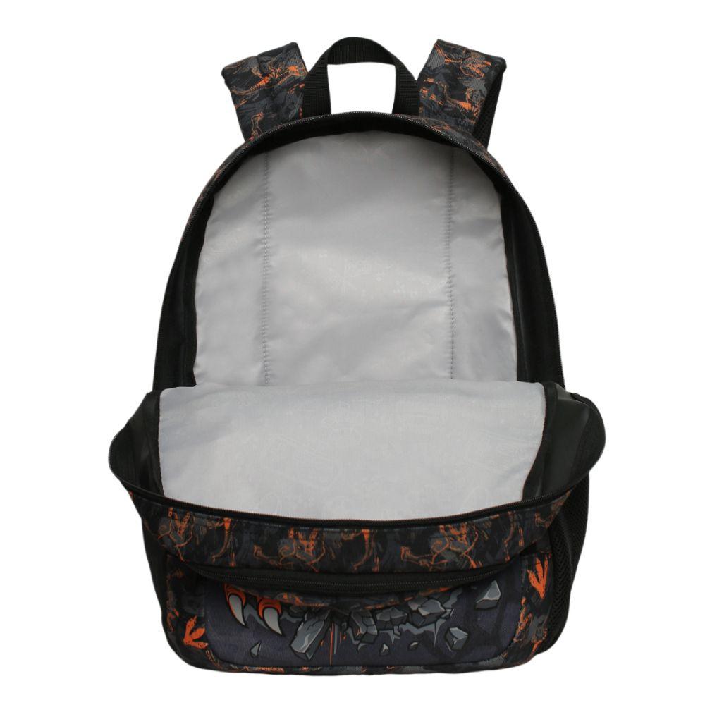 Mochila Infantil Niño Fantasy Dino Naranjo Head-2