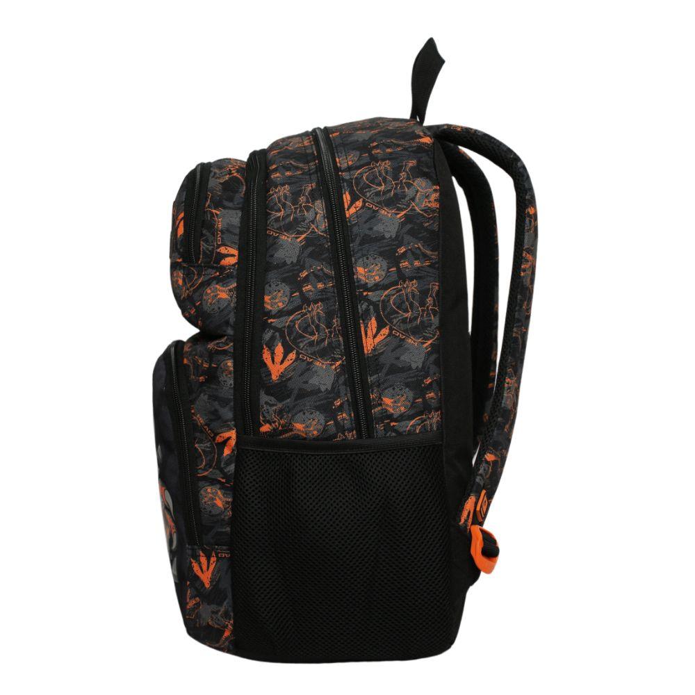 Mochila Infantil Niño Fantasy Dino Naranjo Head-3