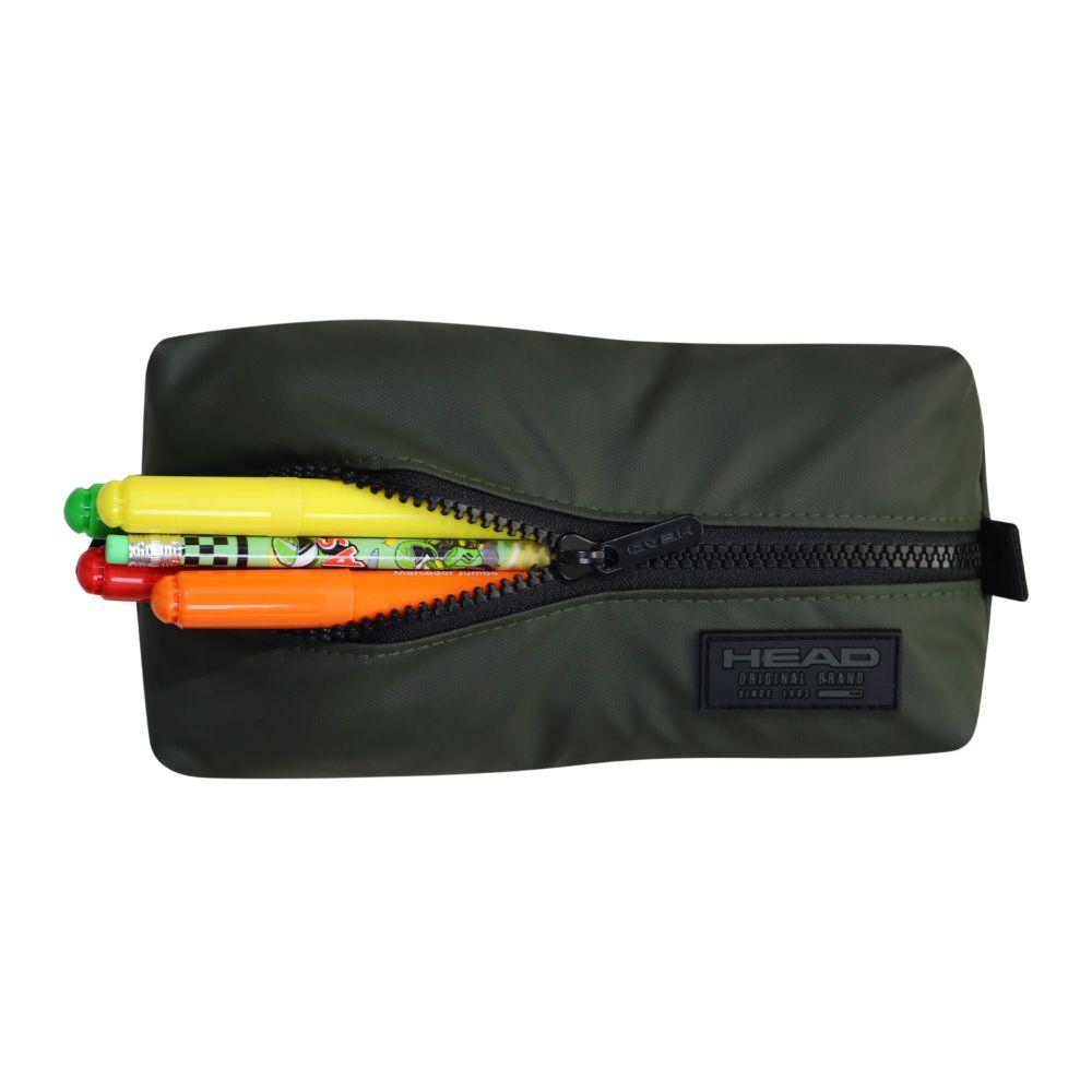 Estuche Simple Alto Reverse Verde Militar Head-2