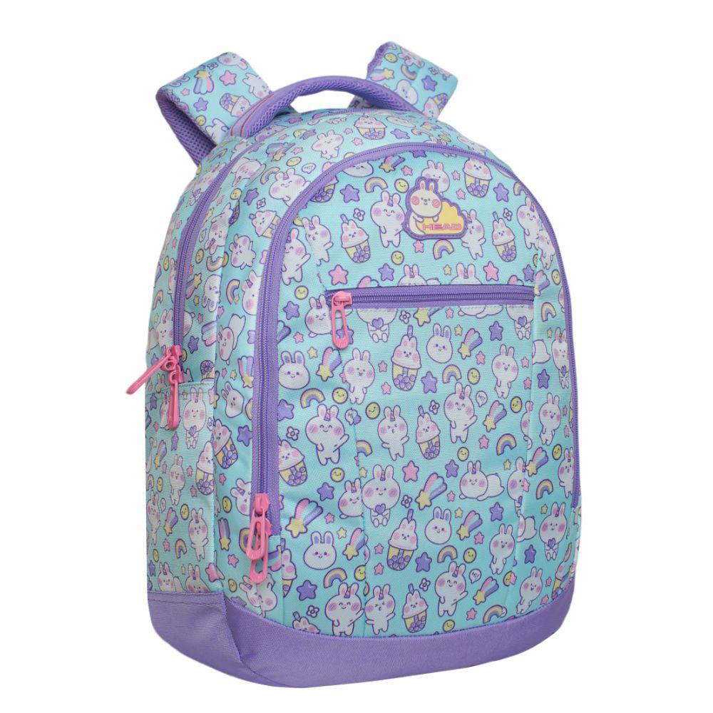 Pack Top Escolar Mujer Conejos Menta Head-2
