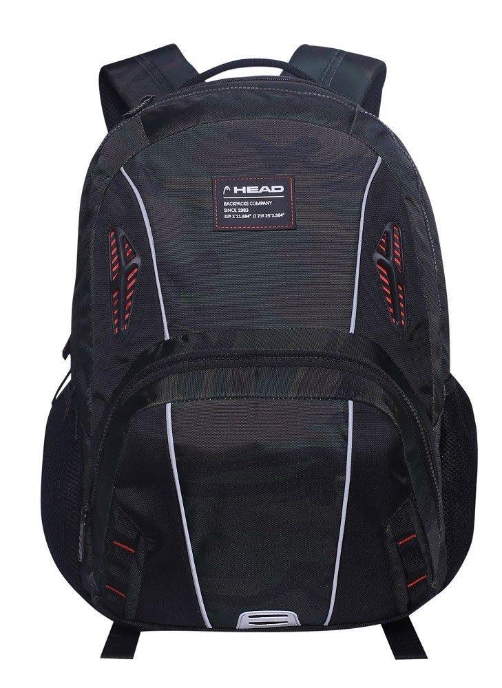 Mochila Porta Laptop Niro Negra Gris Oscuro Head   -0