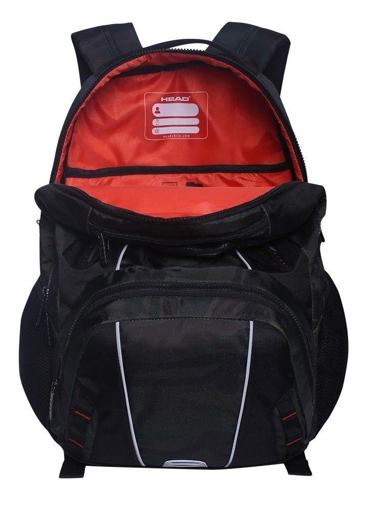 Mochila Porta Laptop Niro Negra Gris Oscuro Head   -1