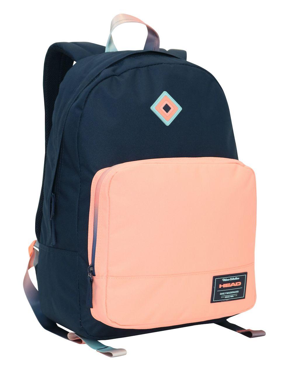 Mochila New Kombi 20 Coral Azul Head-0