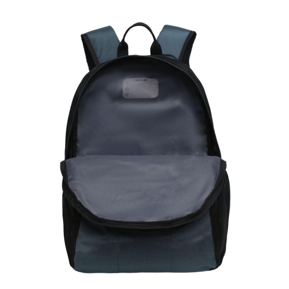 Mochila Compacta Chiron Negro Azul Head-2