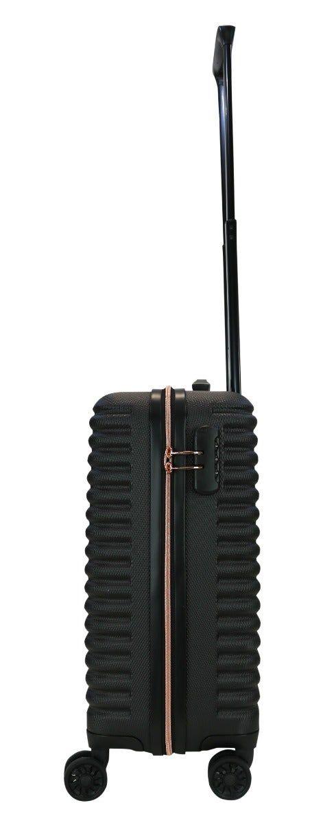 Maleta Cabina Chicago S Negro Rose Gold Head-5