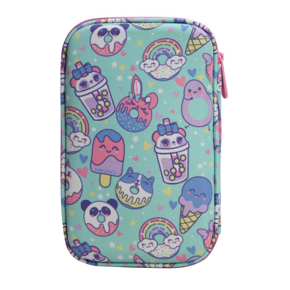 Estuche Infantil Niña Rígido Box Sweet Candy Menta Head-6