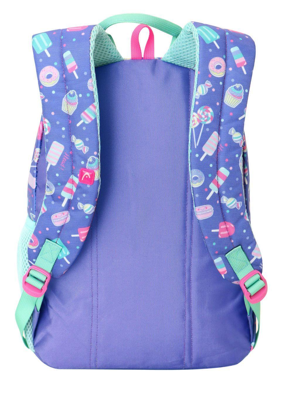 Mochila Infantil Bionica 20 Candy Morado Head-2