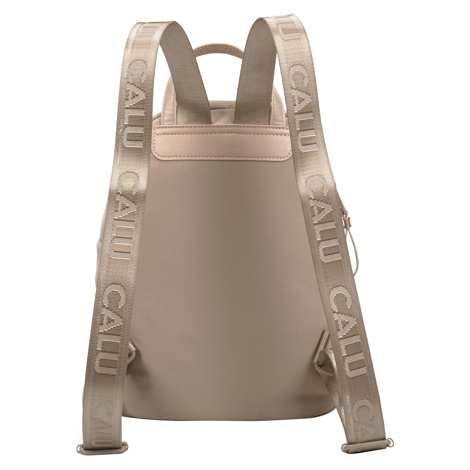 Mochila Clementine Look Clásico Taupe Calu-4
