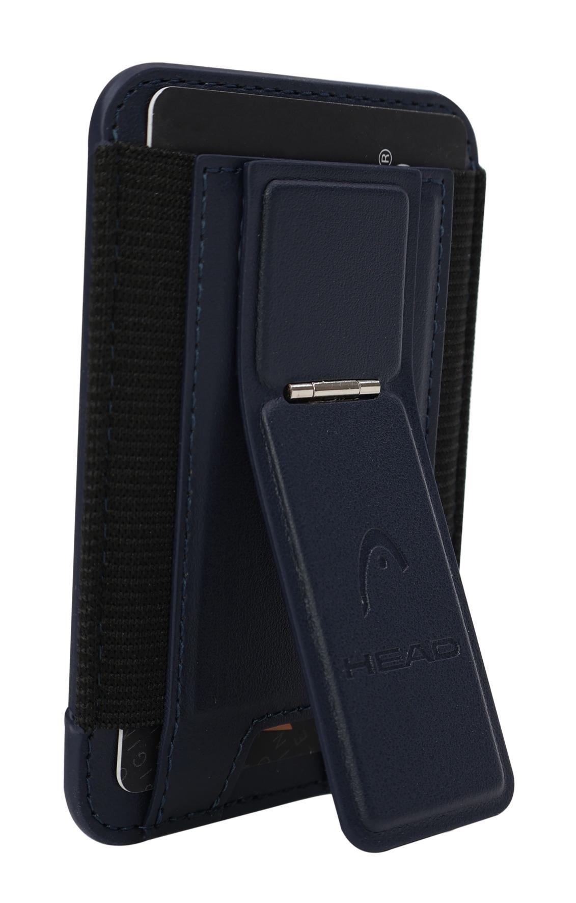 Billetera Tarjetero Magnético Magsafe Cayman Azul Head-2