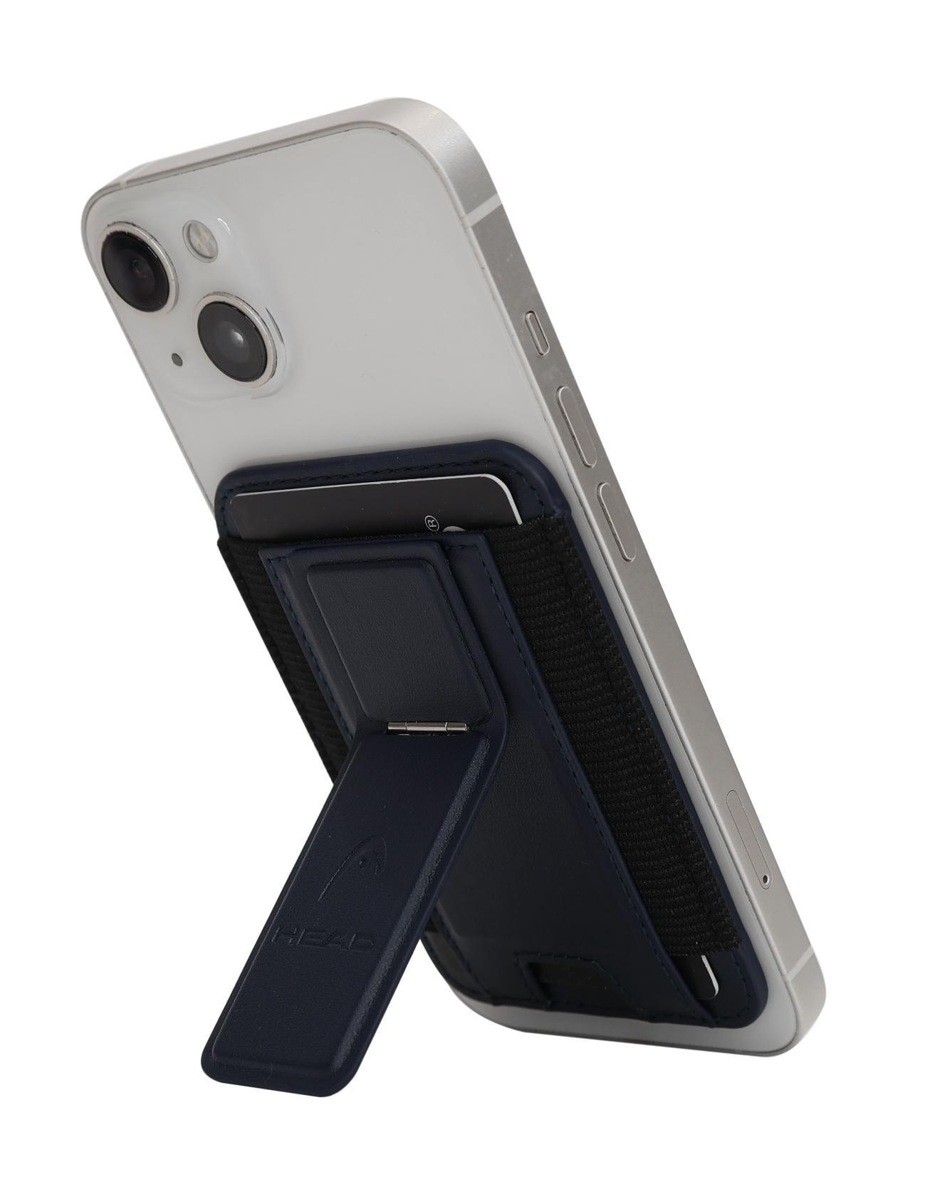 Billetera Tarjetero Magnético Magsafe Cayman Azul Head-4