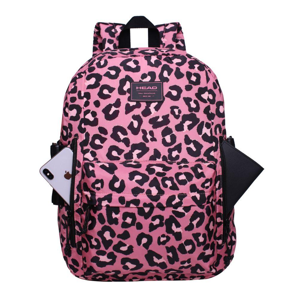 Mochila Venus Animal Print Rosado Head-2