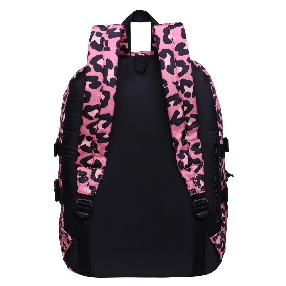 Mochila Venus Animal Print Rosado Head-4