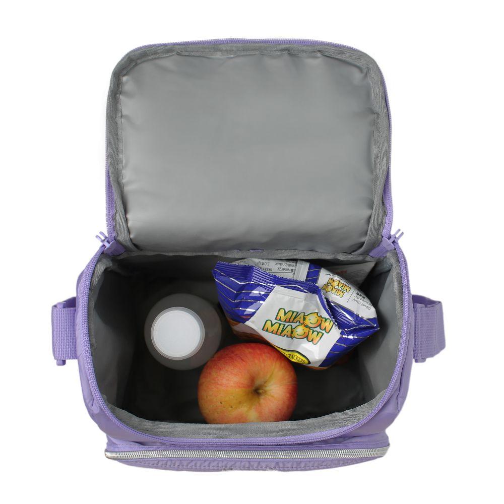 Lonchera Térmica Mujer Snack Gato Lila Head-3