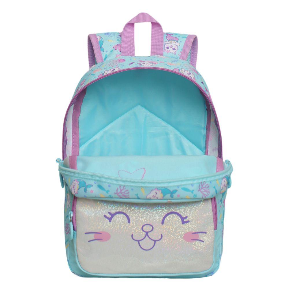 Mochila Infantil Niña Pop Mermaid Menta Head-2