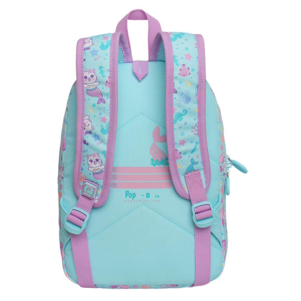 Mochila Infantil Niña Pop Mermaid Menta Head-4