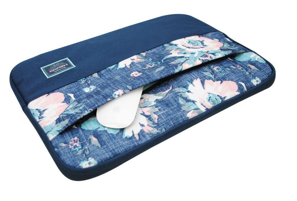 Funda Computador Zip 15" Azul Flores Head  -3