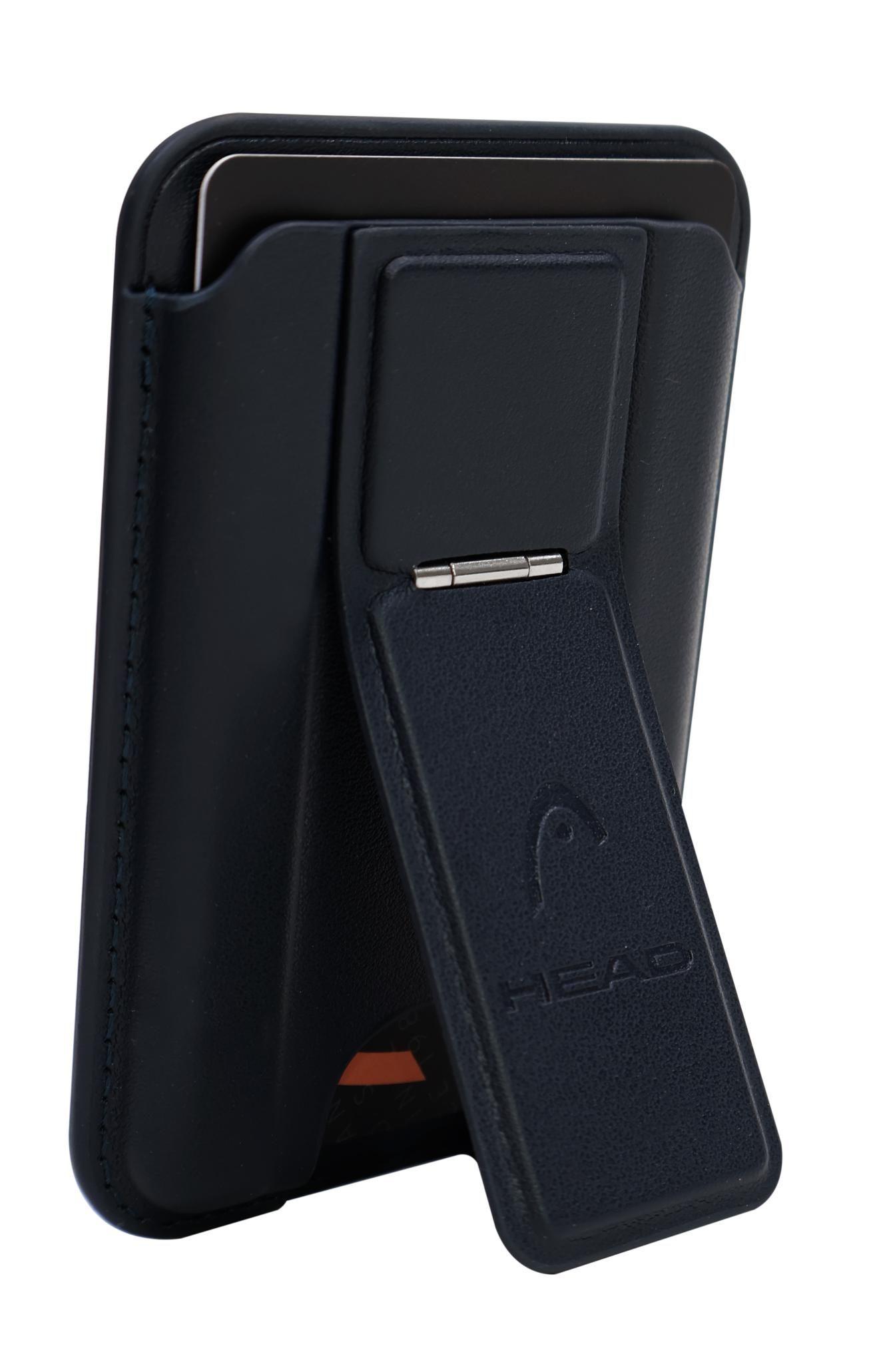 Billetera Tarjetero Magnético Magsafe Cayman Azul Head-2