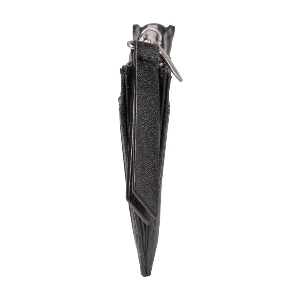 Billetera Tarjetero Sophie PU Negro Calu-3
