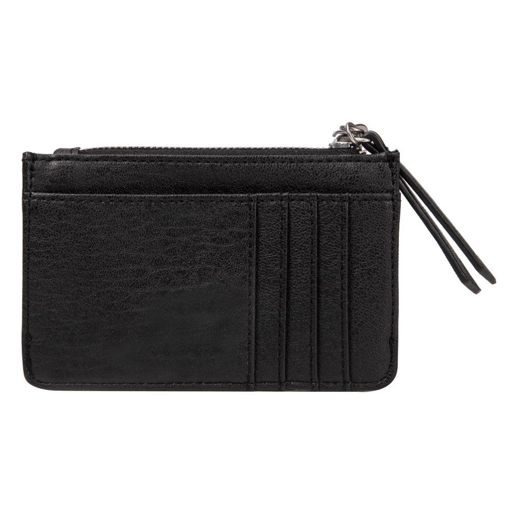 Billetera Tarjetero Sophie PU Negro Calu-4