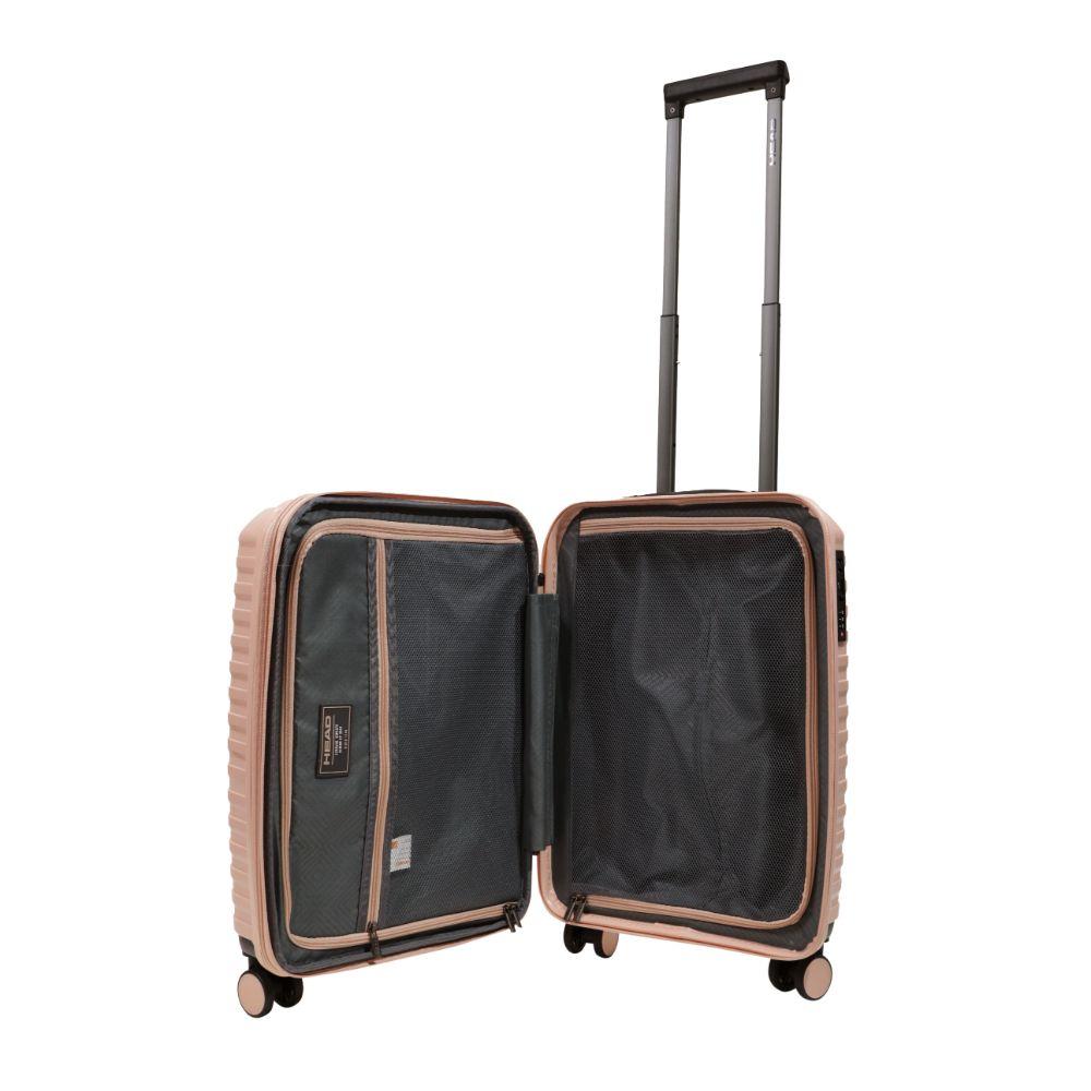 Maleta Portofino Cabina PP Expandible Tsa Rosado Head-2