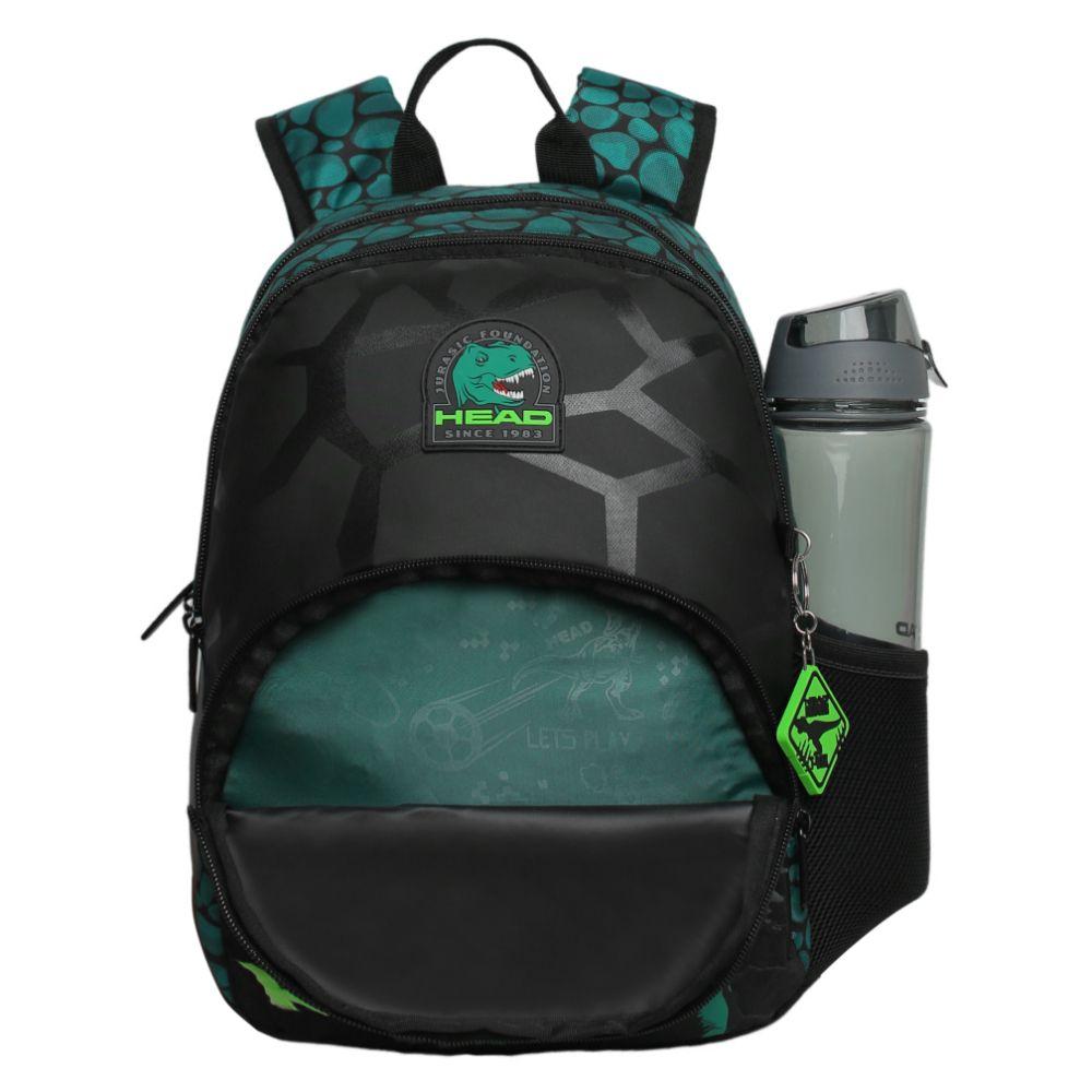 Mochila Infantil Niño Gum Dino Stone Verde Head-2
