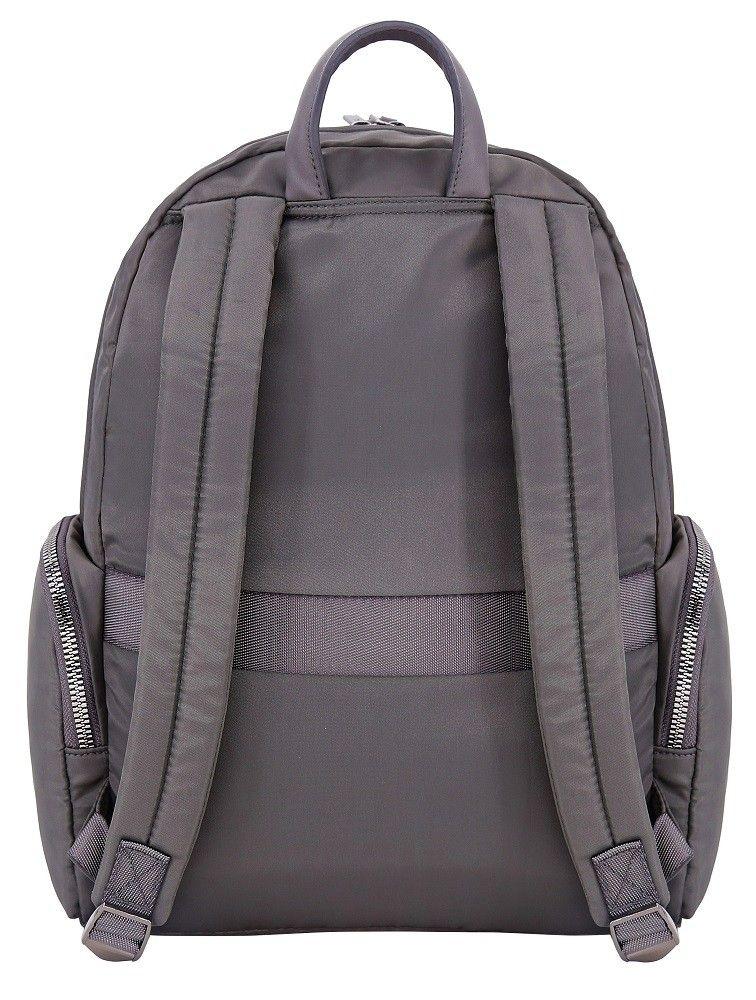 Cartera Mochila Ejecutiva Gold Gris Mujer Head-2