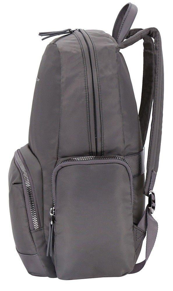 Cartera Mochila Ejecutiva Gold Gris Mujer Head-3