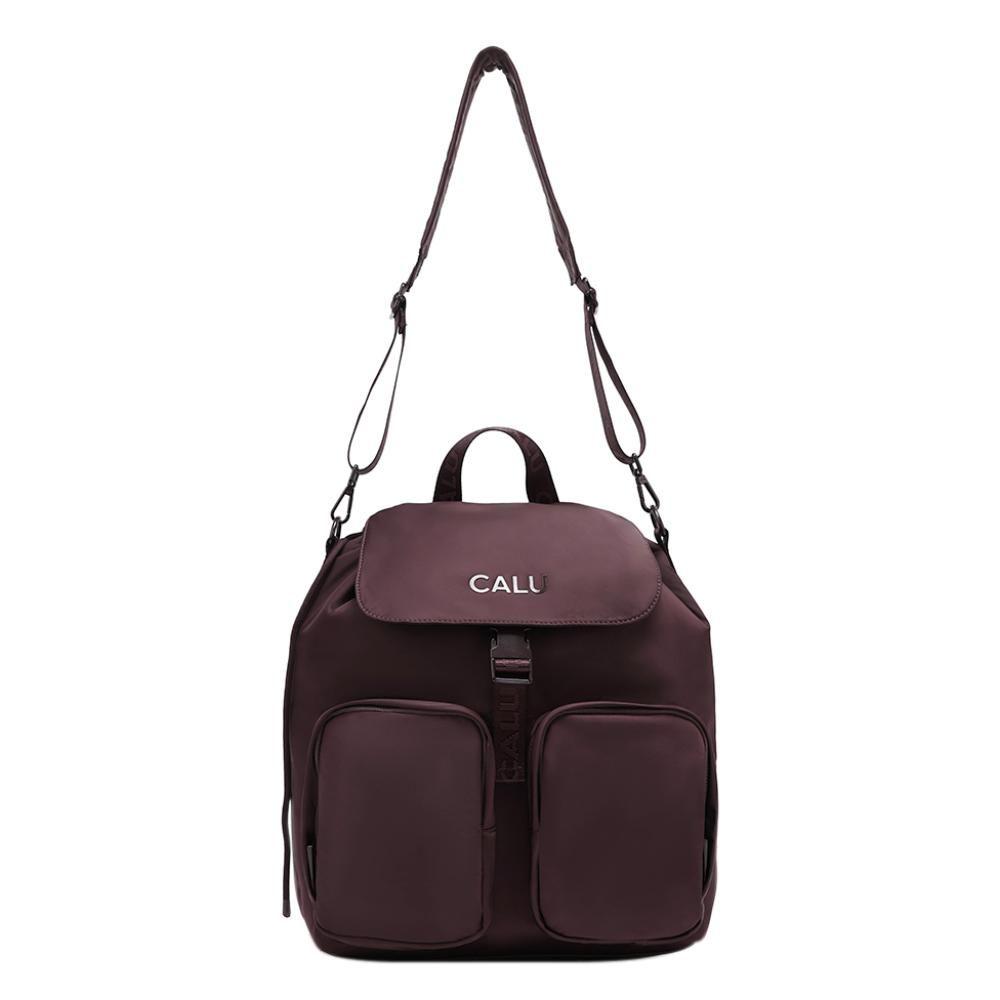 Mochila Cartera Urbana Aura Burdeo Calu-2