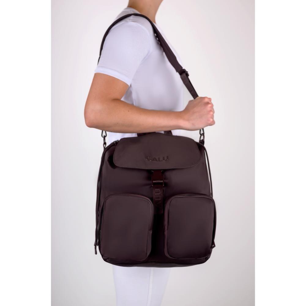 Mochila Cartera Urbana Aura Burdeo Calu-5