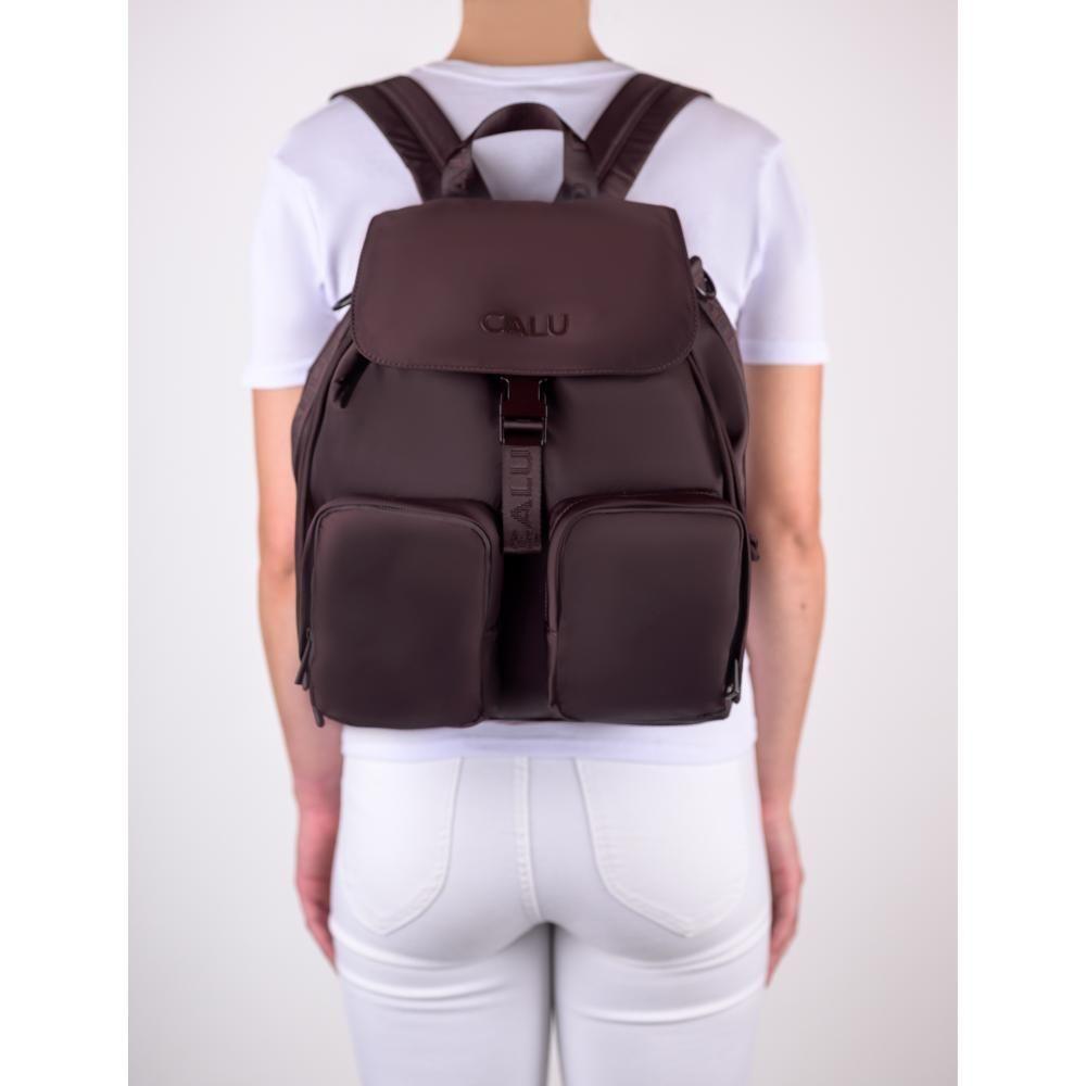 Mochila Cartera Urbana Aura Burdeo Calu-6