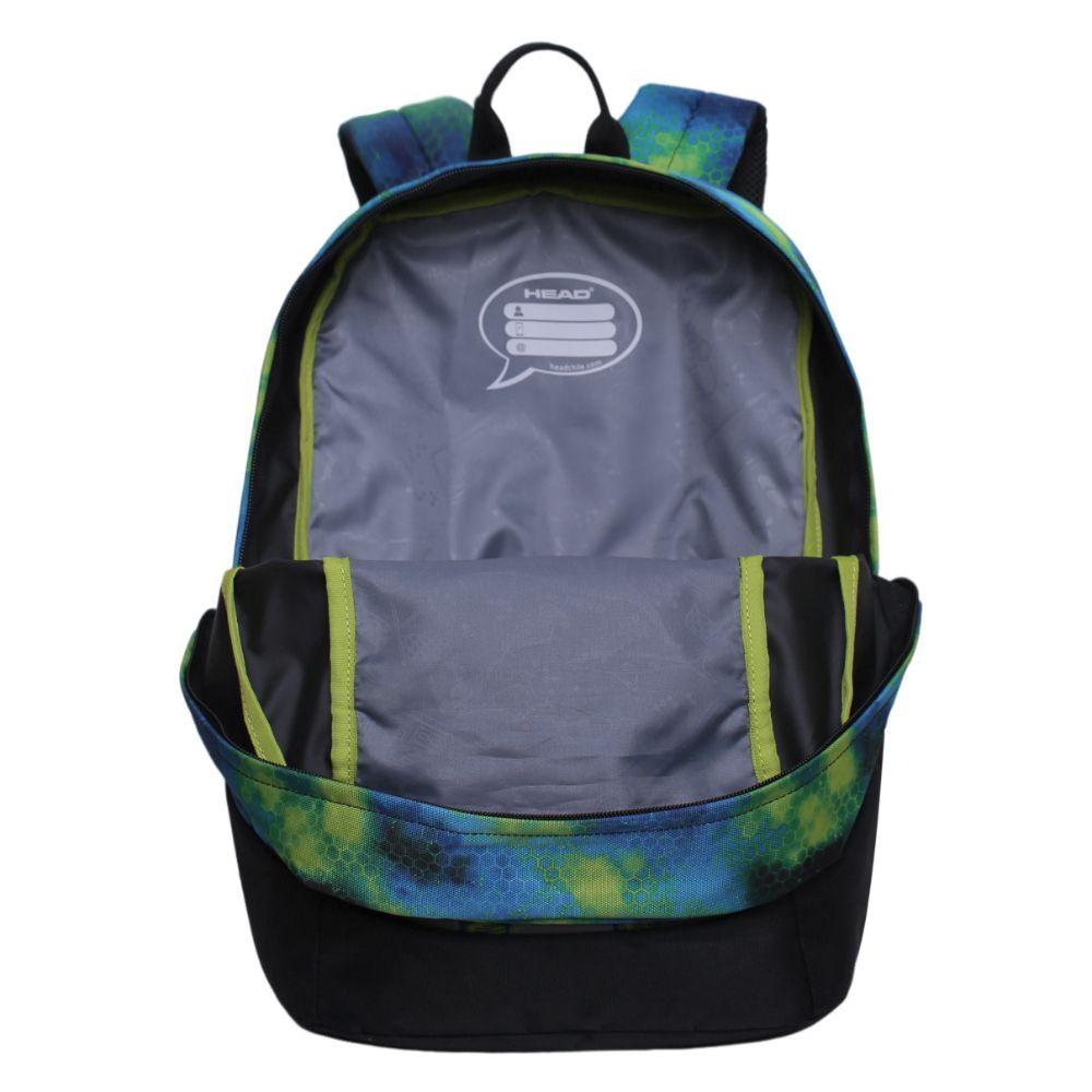 Mochila Infantil  Simple Wingle Galactic Dino Azul Head-1