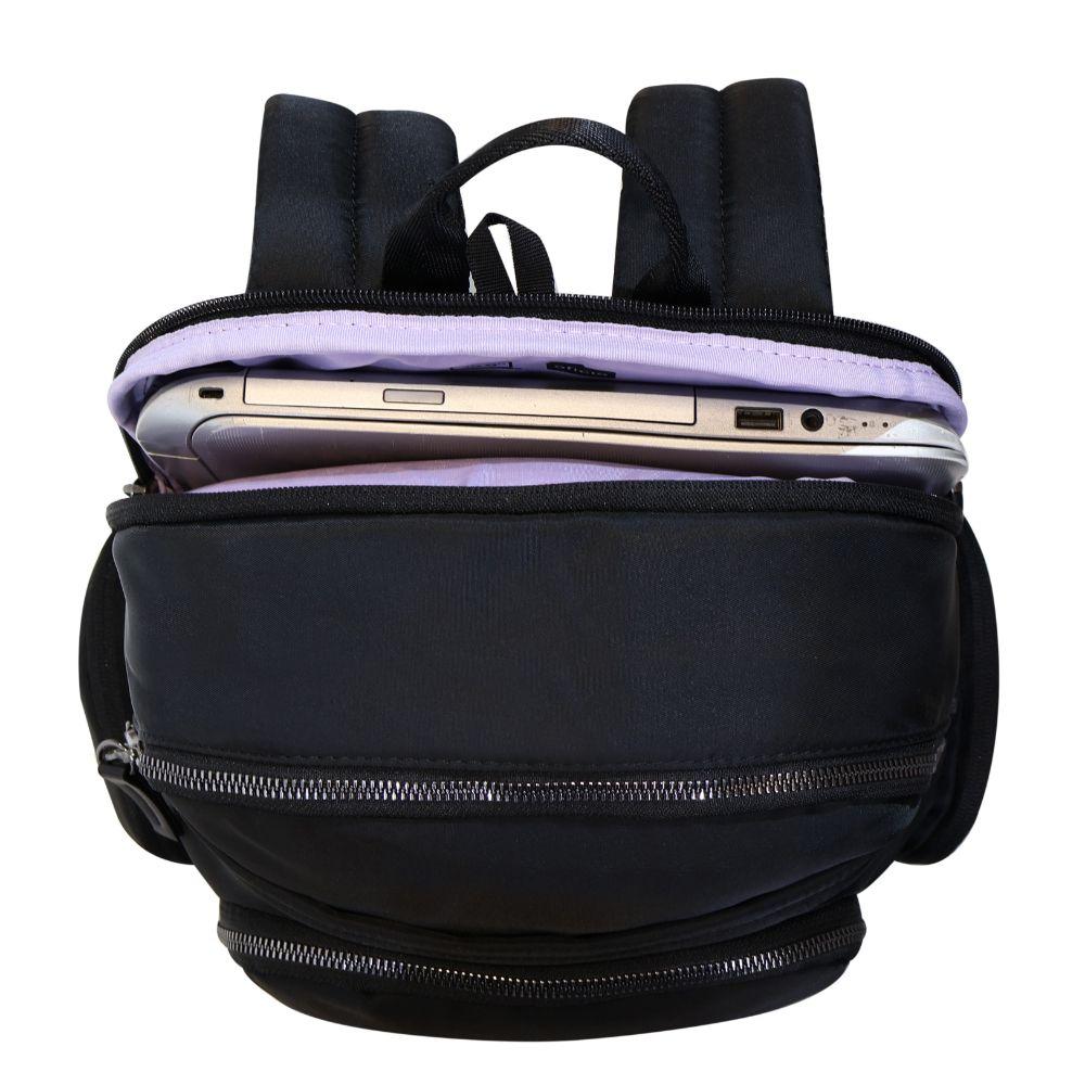 Mochila Ejecutiva Mujer Magma Negro Head-2