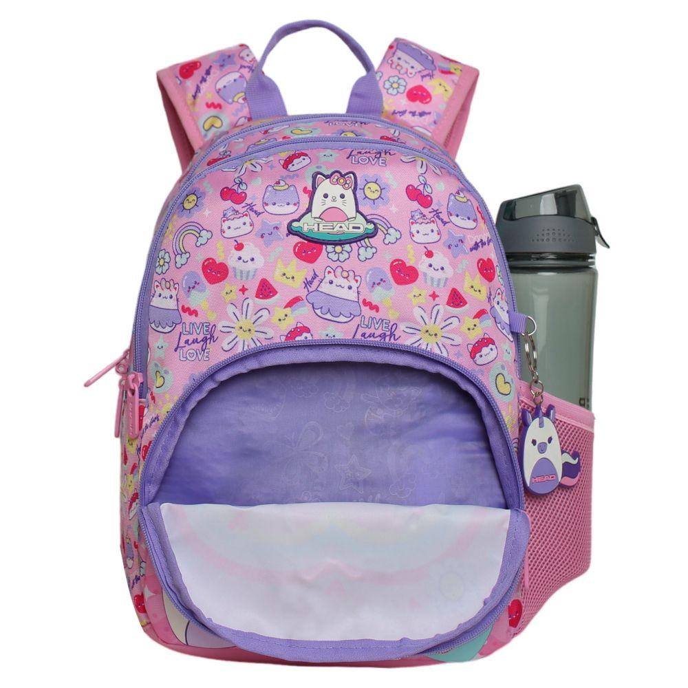 Mochila Infantil Niña Gum Best Friend Rosado Head-2