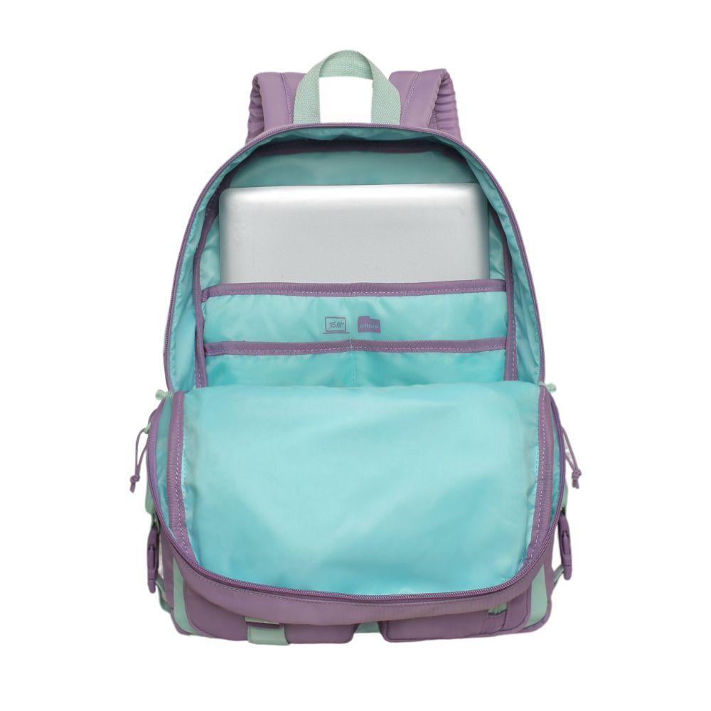 Mochila Mujer Escalade Kawaii Color Block Morado Head-2