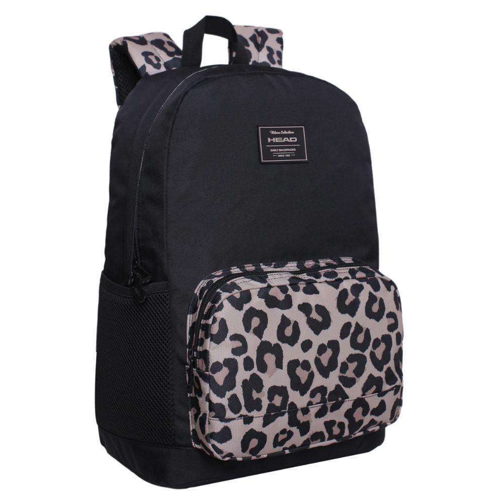 Mochila New Civic Animal Print Beige Head-0