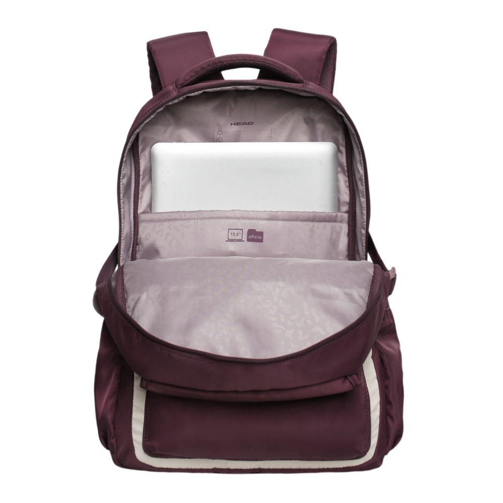 Mochila Mujer Qashqai Block Burdeo Head-2