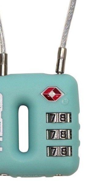Candado Viaje Cable Tsa Menta Head-1