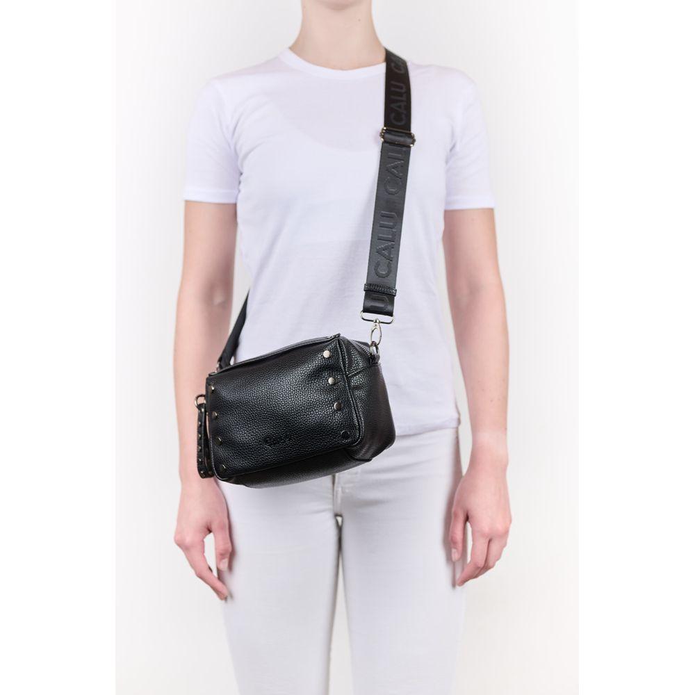 Cartera Bandolera Millie PU Negro Calu-6