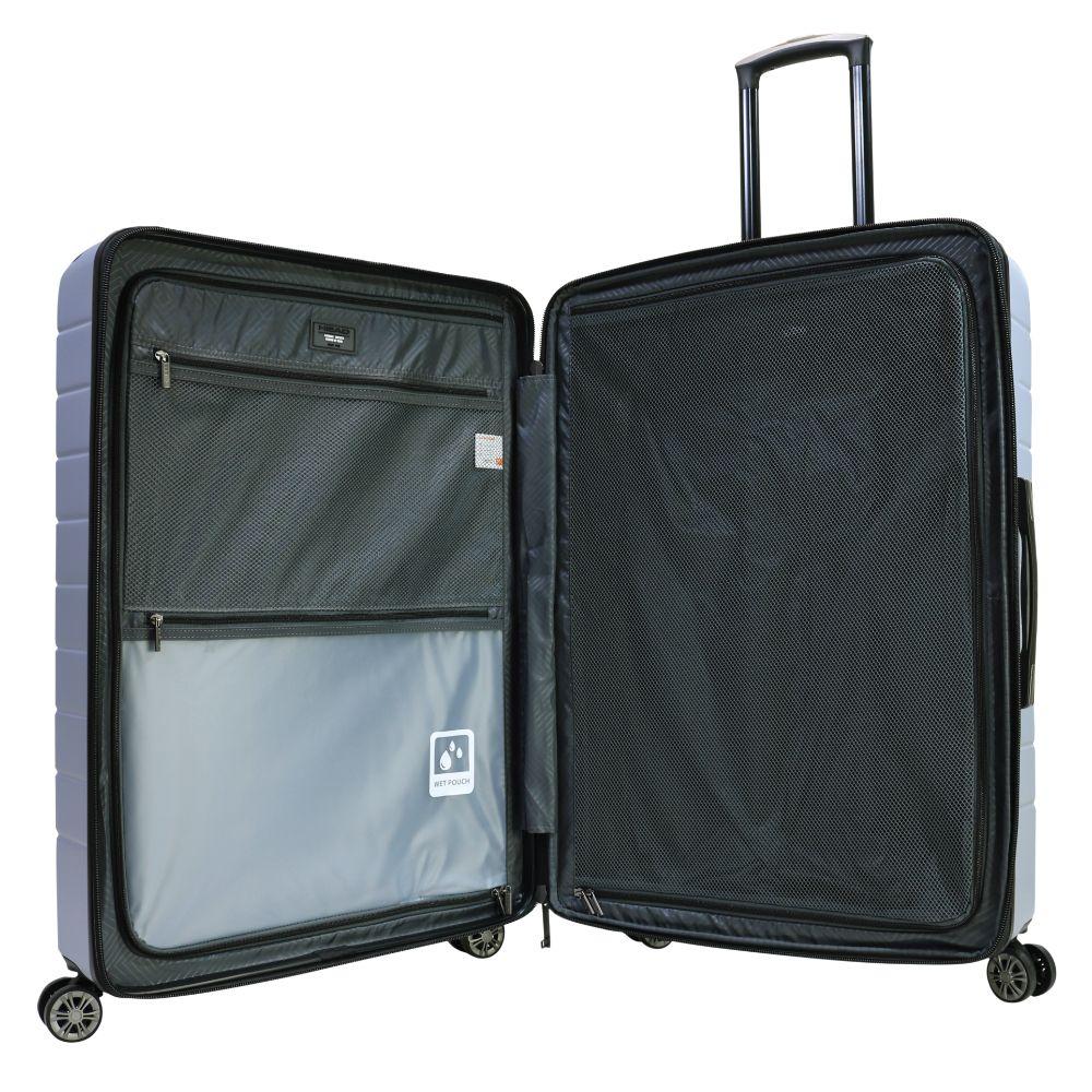 Maleta Viaje Amsterdam L 23 Kilos Expandible Plata Head-2