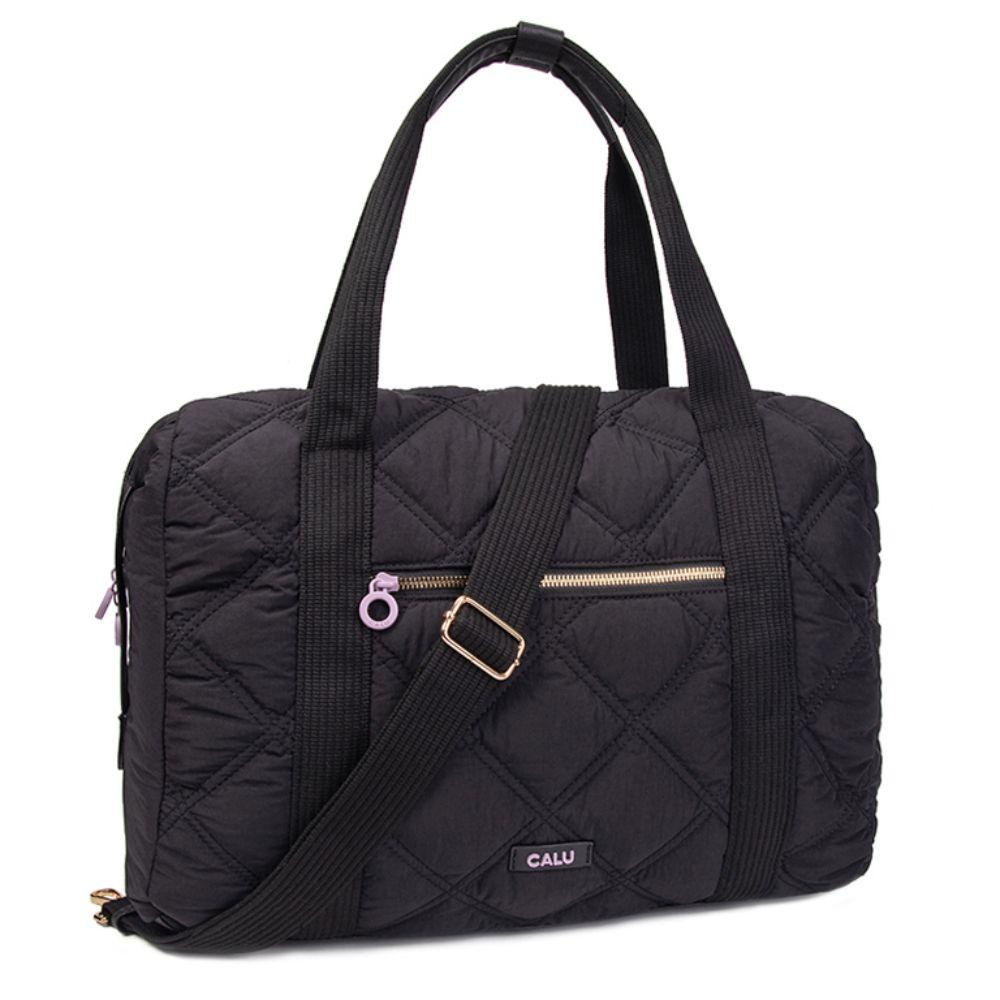 Bolso de Viaje Cartera Alicia Negro Calu-0