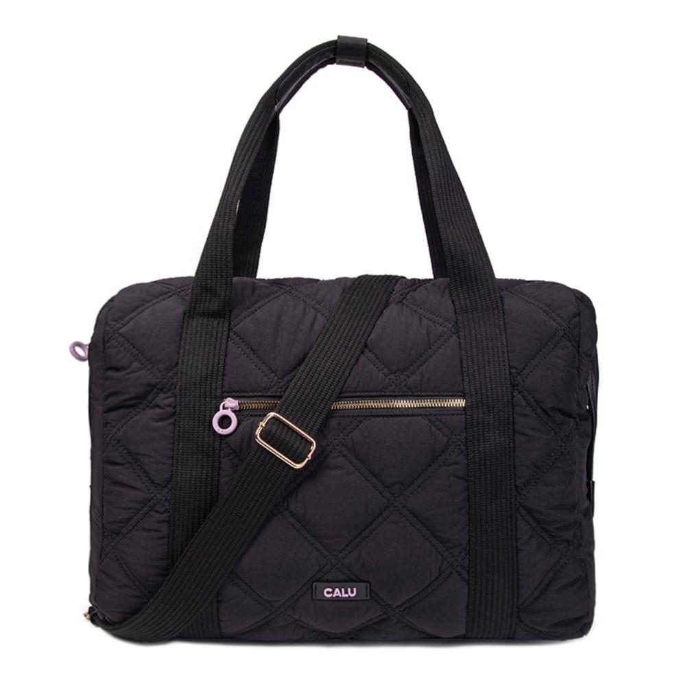 Bolso de Viaje Cartera Alicia Negro Calu-1