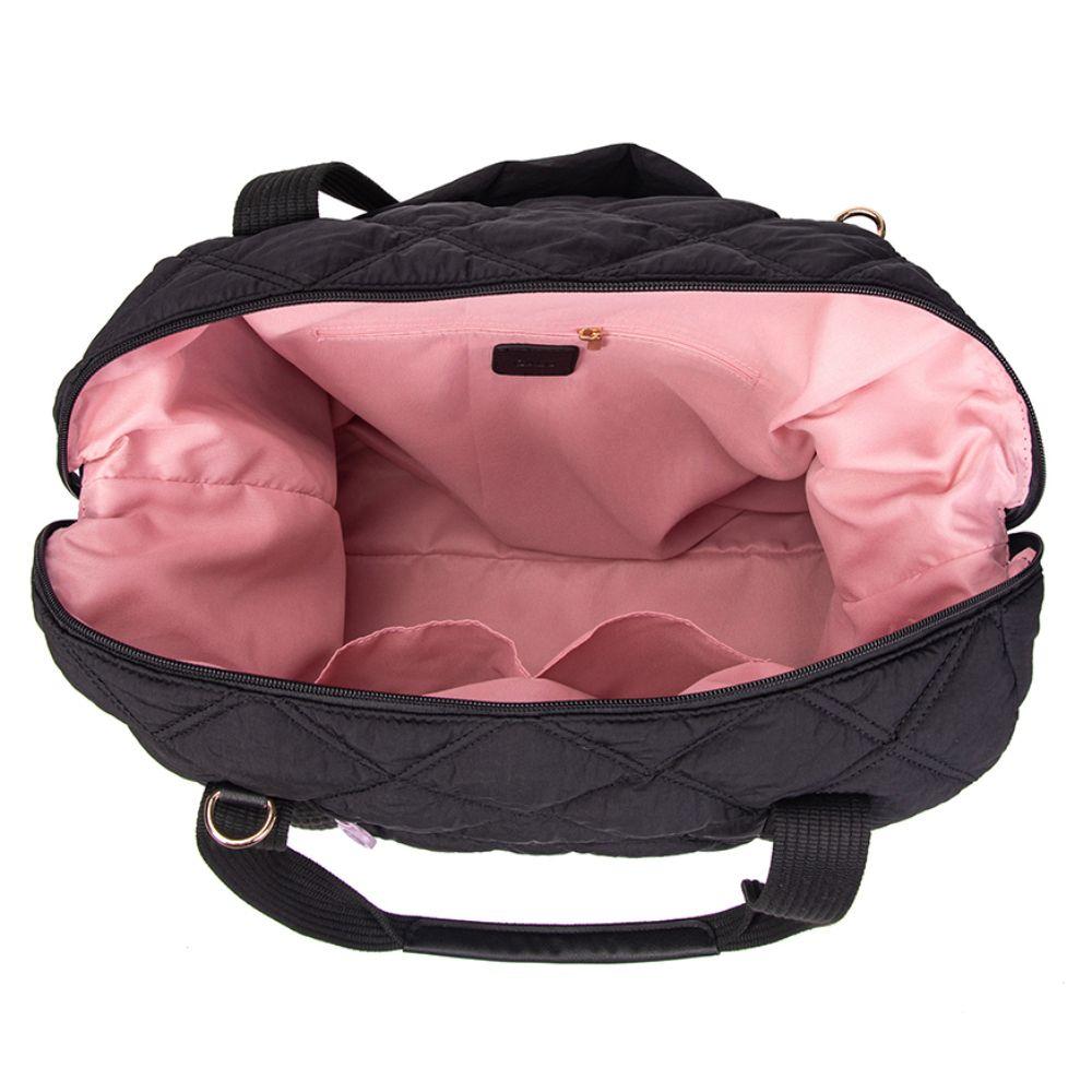 Bolso de Viaje Cartera Alicia Negro Calu-2