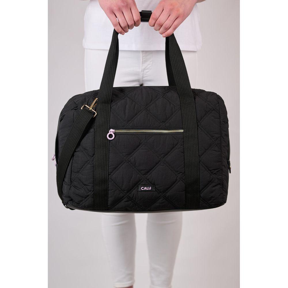 Bolso de Viaje Cartera Alicia Negro Calu-6