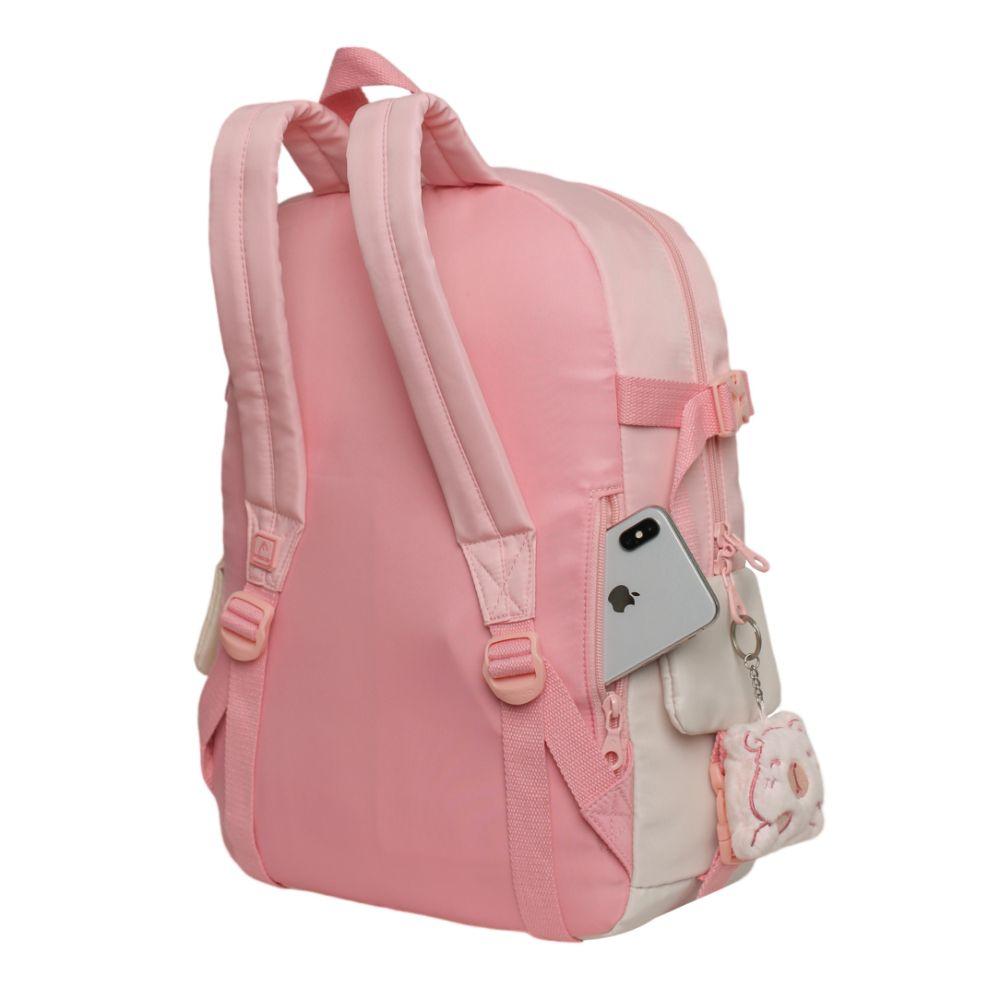 Mochila Mujer Kawaii Fusion Block Pink Head-3