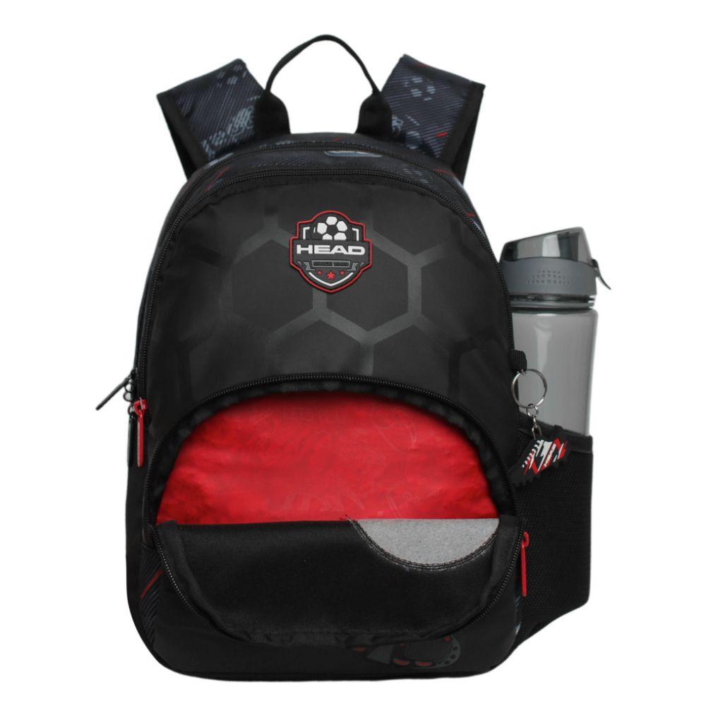 Mochila Infantil Niño Gum Futbol Negro Head-2