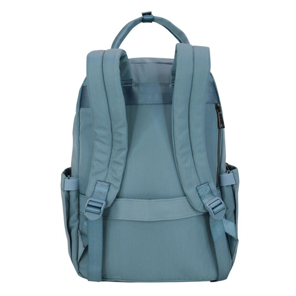 Mochila Notebook Ejecutiva New Job Turquesa Head-8