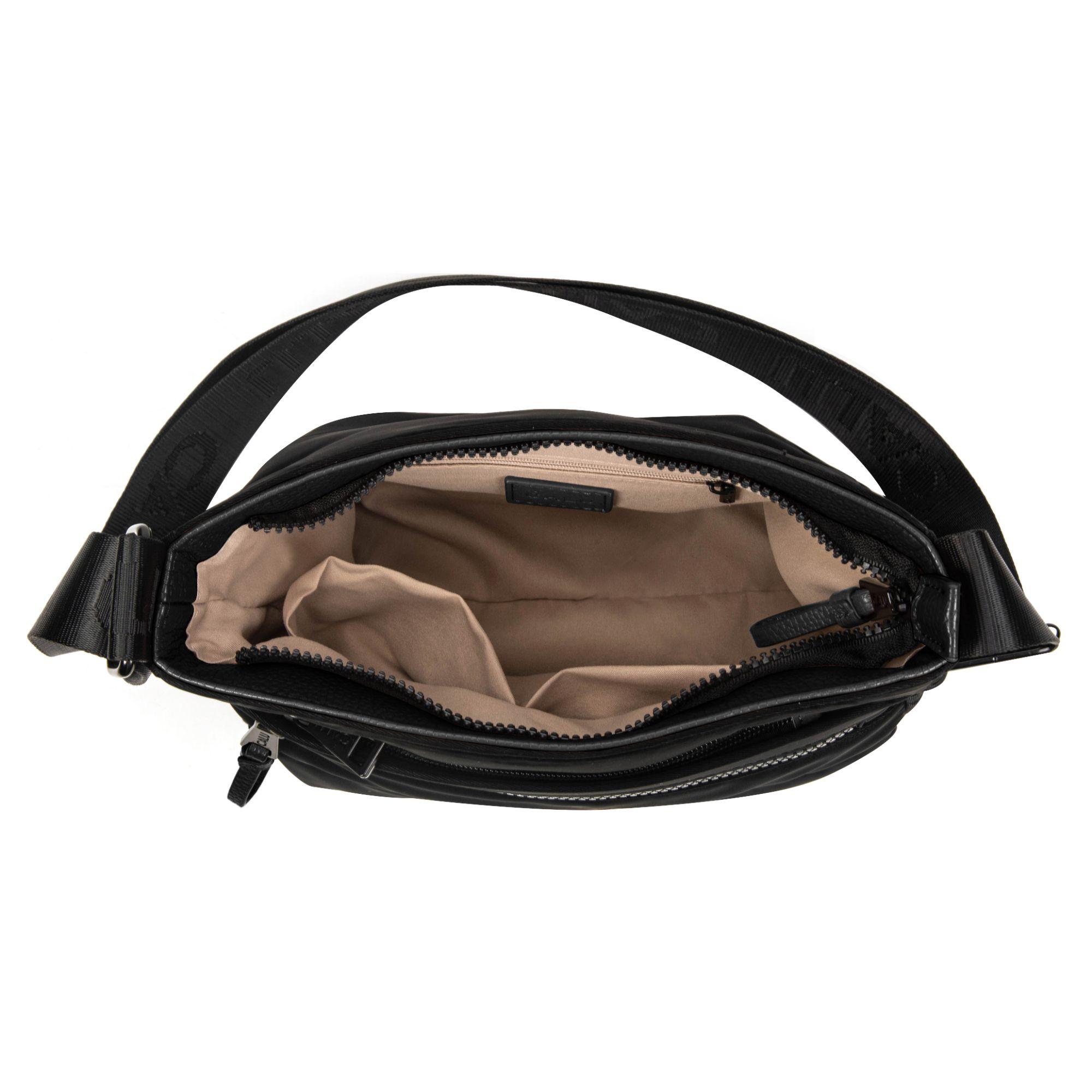 Cartera Bandolera Emilie Bolsillos Negro Calu-2